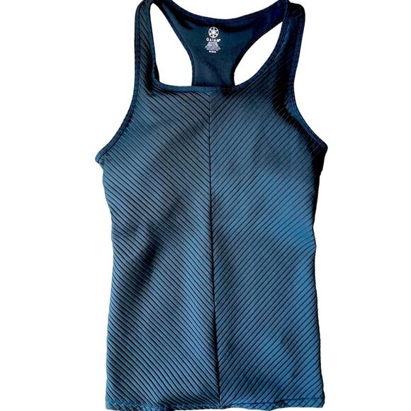 Gaiam Ribbed Sports Tank with Built-in Bra Size Medium - Picture 1 of 6